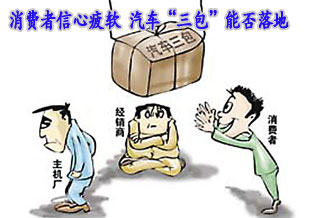 消費(fèi)者信心疲軟 汽車(chē)“三包”落地遭質(zhì)疑