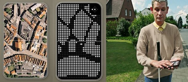 觸摸地球！盲人專用電子地圖