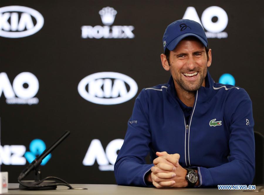 (SP)AUSTRALIA-MELBOURNE-TENNIS-AUSTRALIAN OPEN-PRESS CONFERENCE