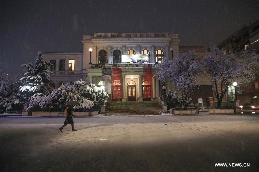 BOSNIA AND HERZEGOVINA-SARAJEVO-SNOW