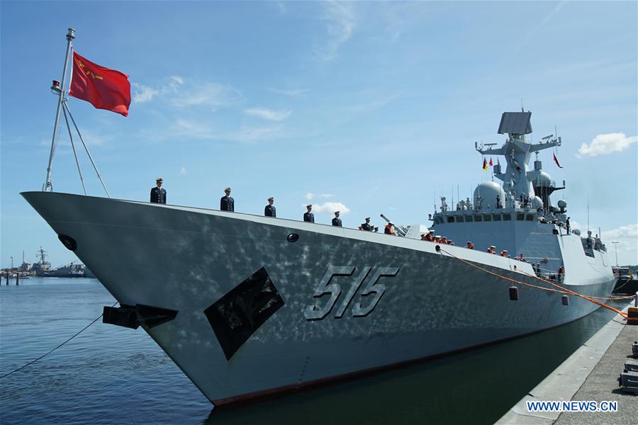 GERMANY-KIEL-CHINESE FRIGATE "BINZHOU"-VISIT