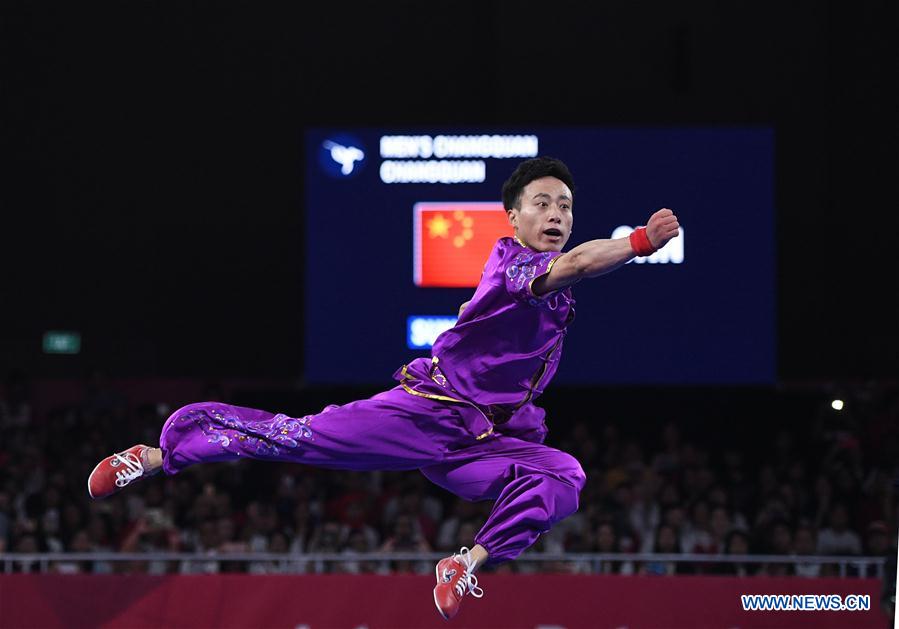 (SP)INDONESIA-JAKARTA-ASIAN GAMES-WUSHU-MEN&rsquo;S CHANGQUAN
