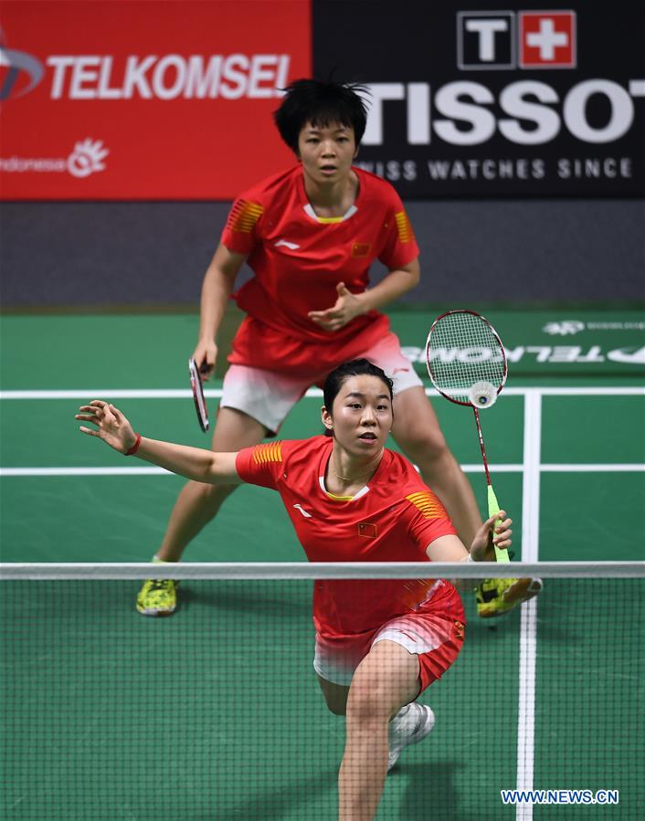 (SP)INDONESIA-JAKARTA-ASIAN GAMES-BADMINTON-WOMEN'S TEAM FINAL