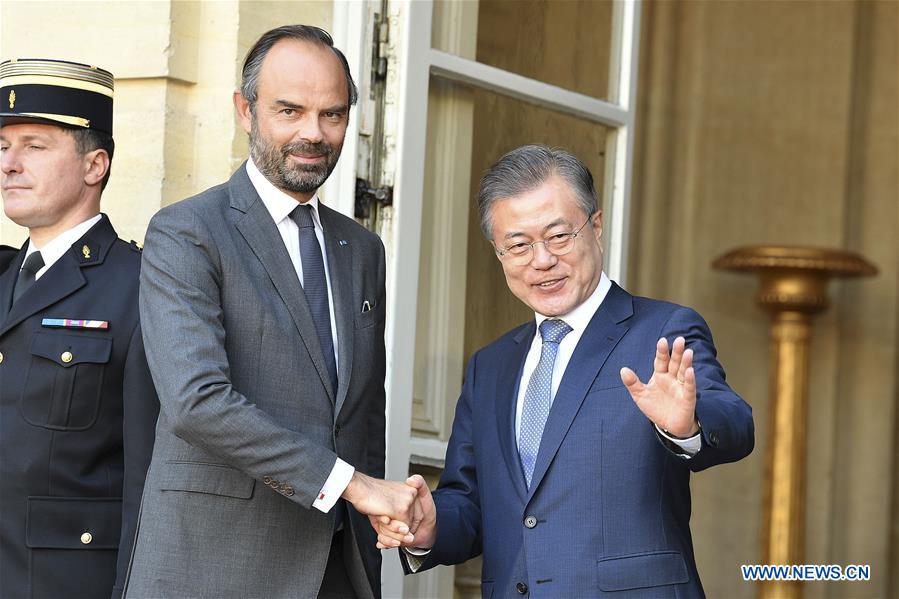 FRANCE-PARIS-SOUTH KOREA-PRESIDENT-VISIT