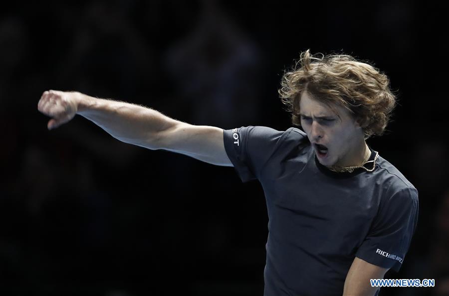 (SP)BRITAIN-LONDON-TENNIS-ATP WORLD TOUR FINALS-DAY 6