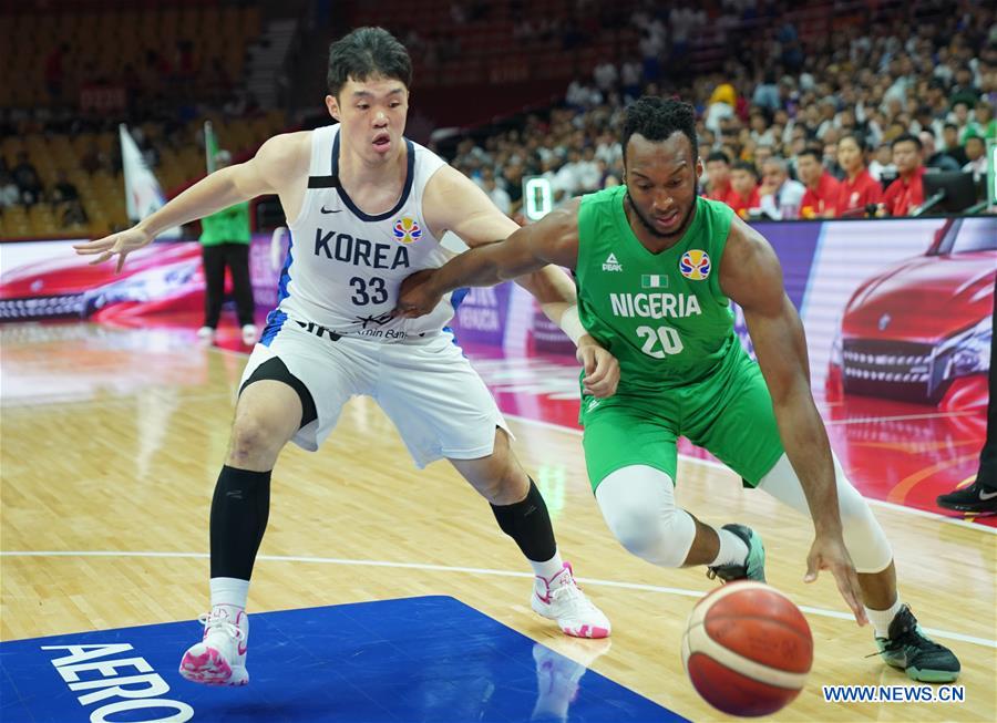 (SP)CHINA-WUHAN-BASKETBALL-FIBA WORLD CUP-GROUP B- SOUTH KOREA VS NIGERIA (CN)