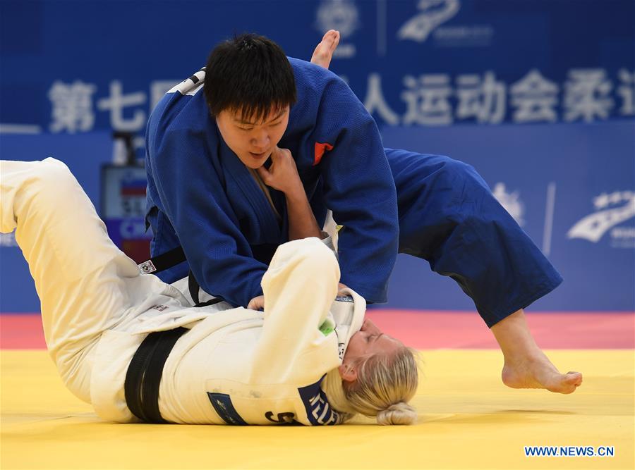 (SP)CHINA-WUHAN-7TH MILITARY WORLD GAMES-JUDO-WOMEN'S +78KG FINAL(CN)