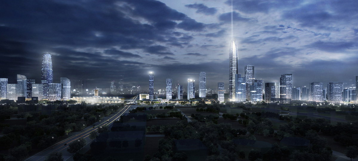 石家莊中央商務(wù)區(qū)的南區(qū)和北區(qū)，將分別以金融和智慧為核心進(jìn)行建設(shè)，帶動(dòng)產(chǎn)業(yè)經(jīng)濟(jì)集聚