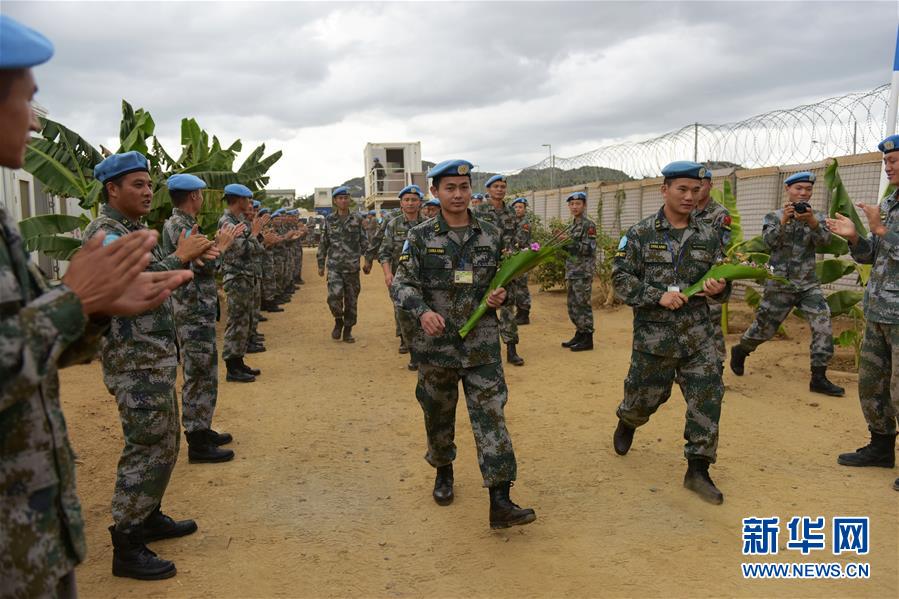 （國際）（1）中國駐南蘇丹維和步兵營受傷戰(zhàn)士姚道祥、吳樂重返戰(zhàn)位