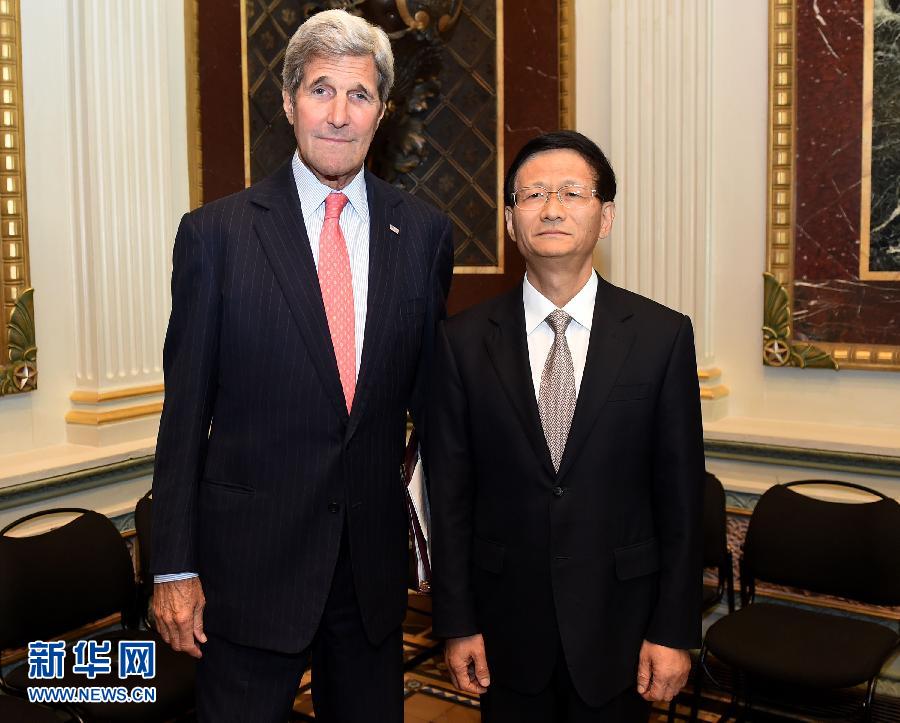 (XHDW)孟建柱與美國國務(wù)卿克里舉行會(huì)談