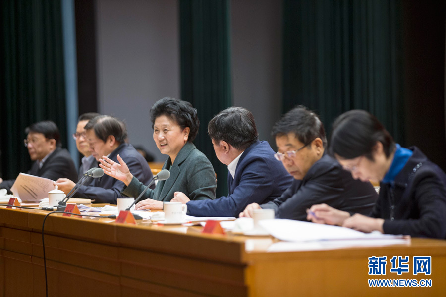 1月16日，中共中央政治局委員、國(guó)務(wù)院副總理劉延?xùn)|在北京出席&ldquo;加強(qiáng)和改進(jìn)新形勢(shì)下高校思想政治工作專題研討班&rdquo;開班式。 新華社記者崔新鈺 攝