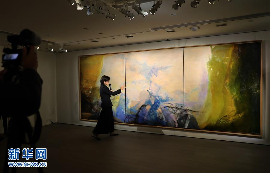 (圖文互動(dòng))(1)趙無極大型作品將亮相佳士得香港春拍