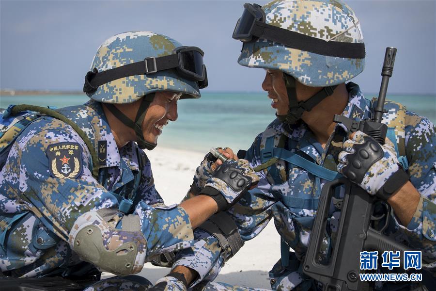 （壯麗70年&middot;奮斗新時代&middot;新華全媒頭條&middot;圖文互動）（7）&ldquo;你在我的航程上，我在你的視線里&rdquo;&mdash;&mdash;走進海軍西沙中建島官兵的五彩世界