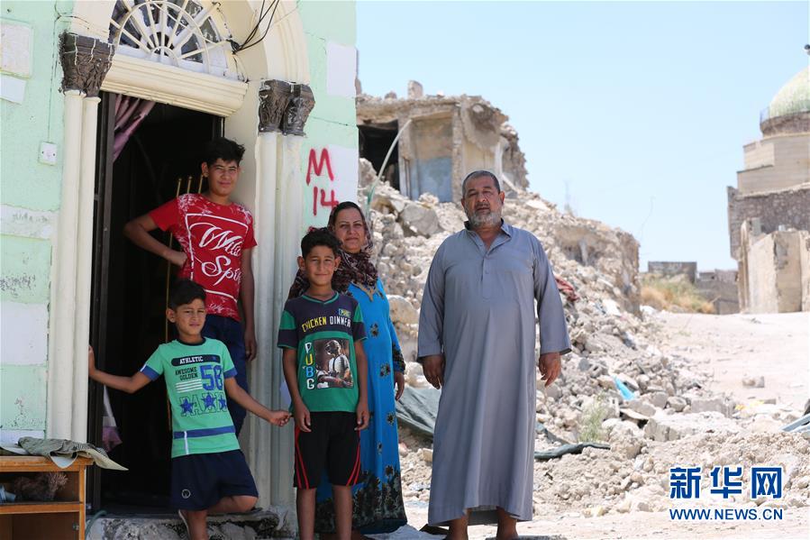 (國際·圖文互動)(7)通訊:中企員工愛心捐款助摩蘇爾老城民眾重燃生活希望