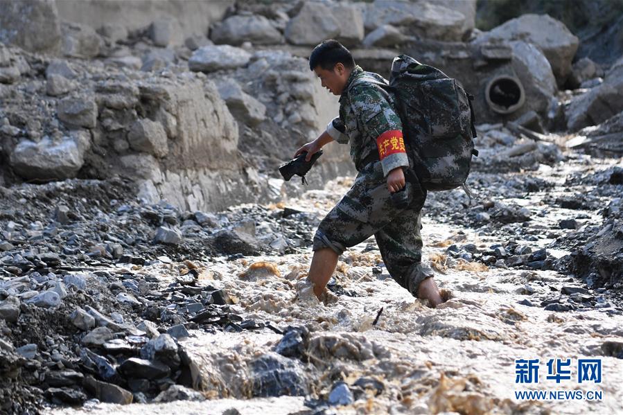 （防汛抗洪&middot;圖文互動(dòng)）（12）七夕前夜，為莫諾村架起&ldquo;生命之橋&rdquo;