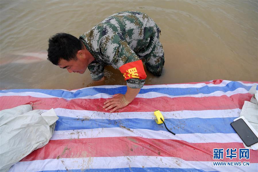 （在習(xí)近平新時代中國特色社會主義思想指引下&mdash;&mdash;新時代新作為新篇章&middot;習(xí)近平總書記關(guān)切事&middot;圖文互動）（1）洪峰浪尖，鮮紅的黨旗高高飄揚&mdash;&mdash;記防汛抗洪一線的共產(chǎn)黨員