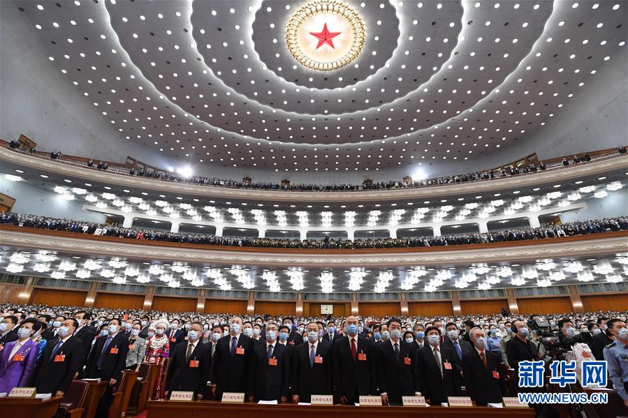 （兩會(huì)&middot;人大開幕&middot;XHDW）（34）十三屆全國(guó)人大三次會(huì)議在京開幕