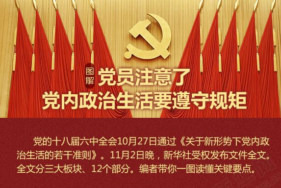 黨員注意了，黨內(nèi)政治生活要遵守規(guī)矩