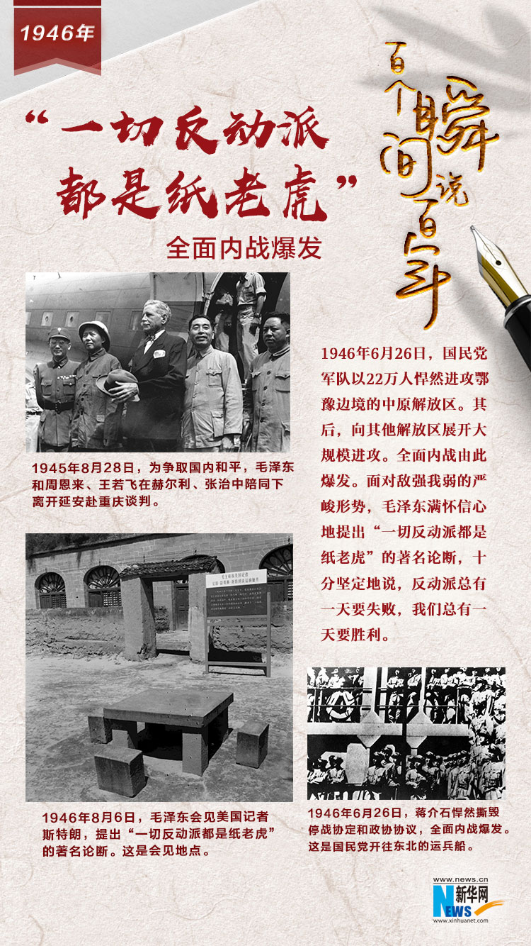 1946，&ldquo;一切反動派都是紙老虎&rdquo;