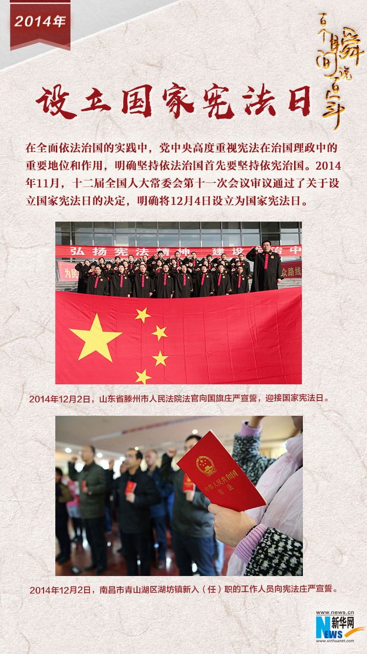 2014，設(shè)立國家憲法日