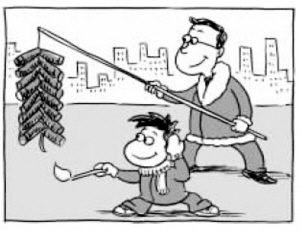 春節(jié)若遇霧霾，煙花怎么放？