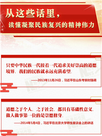 從這些話里，讀懂凝聚民族復(fù)興的精神偉力