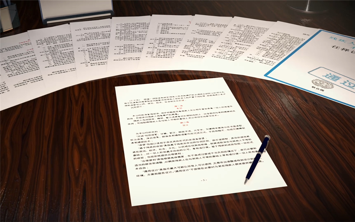 2006年12月，《殘疾人權(quán)利公約》在聯(lián)合國(guó)大會(huì)獲得通過(guò)