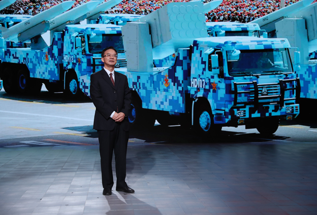 我們武器裝備讓大家自豪地說東風(fēng)快遞，使命必達