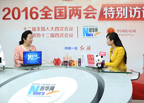 閆傲霜在訪(fǎng)談現(xiàn)場(chǎng)