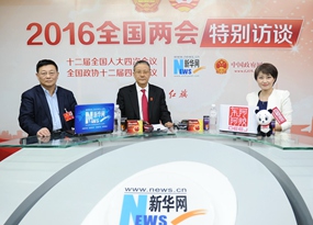 胡云騰、王建業(yè)做客新華網(wǎng)
