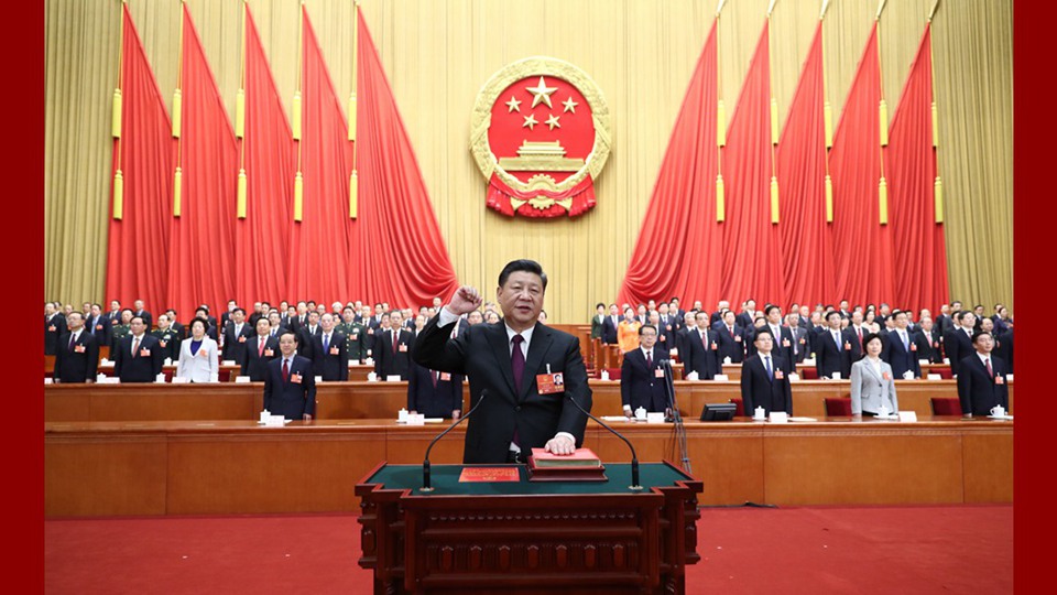 習(xí)近平當(dāng)選國(guó)家主席、中央軍委主席