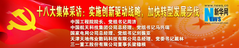 十八大集體采訪：實施創(chuàng)新驅(qū)動戰(zhàn)略，加快轉(zhuǎn)型發(fā)展步伐