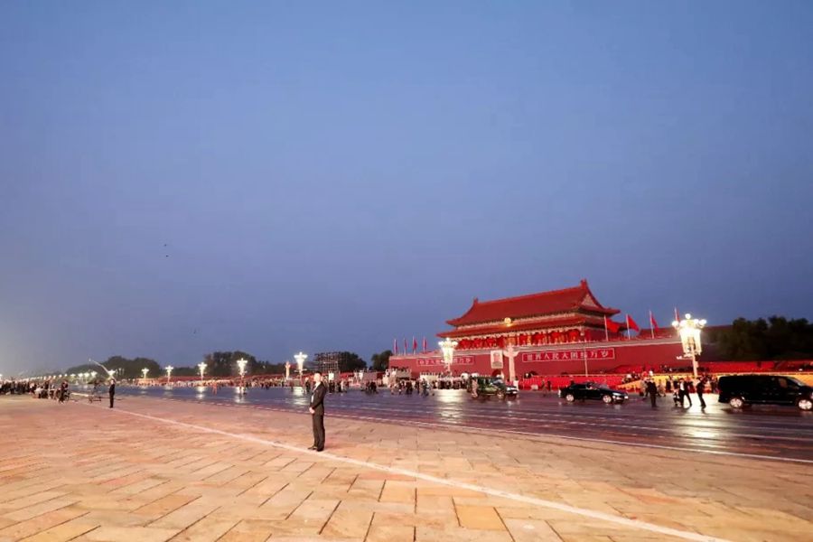 這就是今天早上的北京！