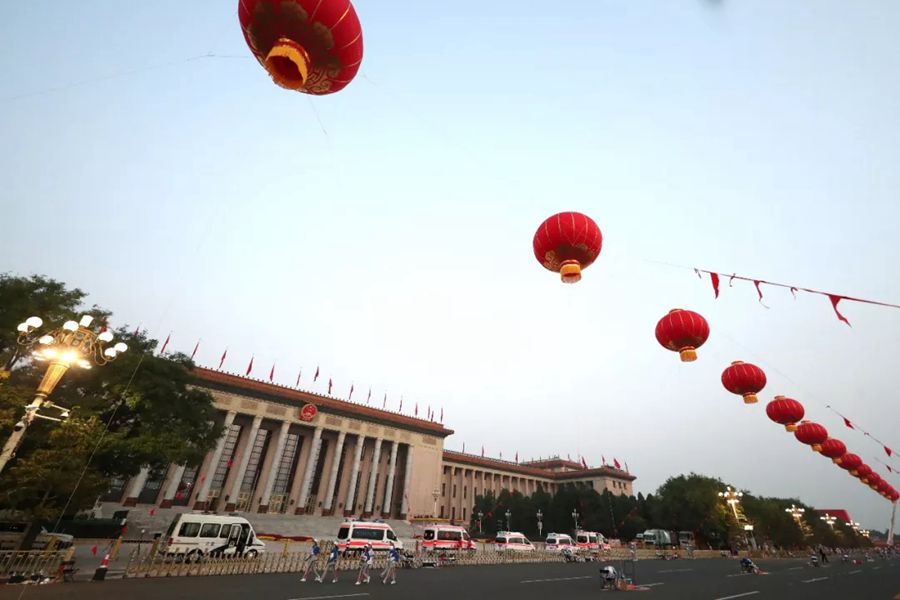 這就是今天早上的北京！