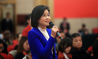 中央電視臺、中國國際電視臺記者提問