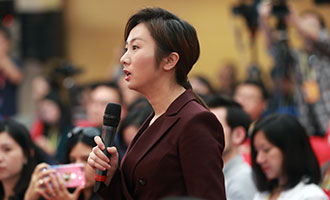 中國國際電視臺(tái)記者提問