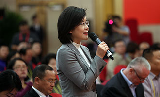 中央電視臺(tái)、中國(guó)網(wǎng)絡(luò)電視臺(tái)記者提問