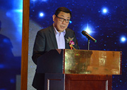 新華網(wǎng)黨組成員、副總裁汪金福致辭