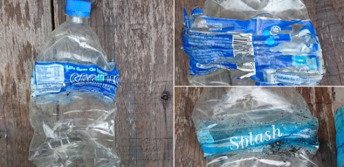 圖為社交網(wǎng)站上傳的在留尼汪島上發(fā)現(xiàn)的印尼產(chǎn)水瓶。