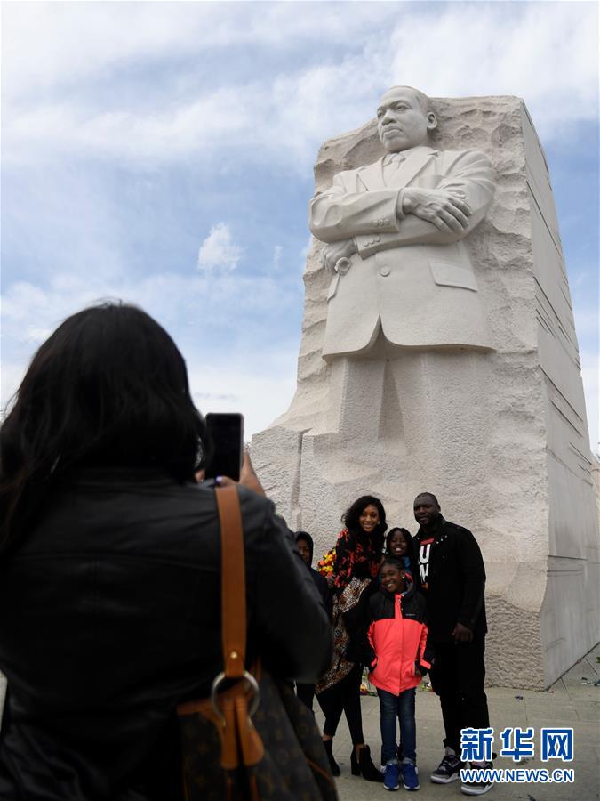 （國際）（1）美國紀念民權(quán)領(lǐng)袖馬丁&middot;路德&middot;金逝世50周年