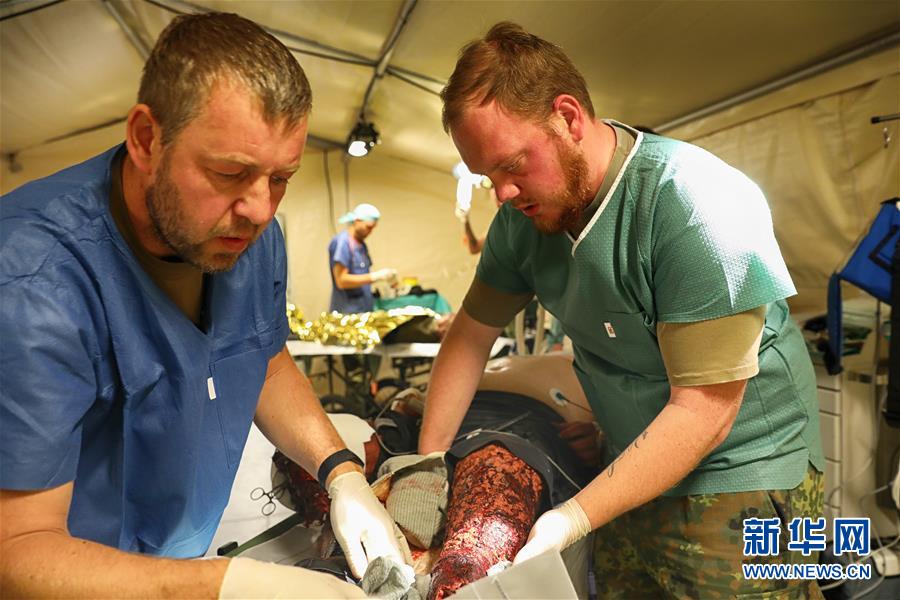 （國際&middot;圖文互動）（5）&ldquo;共同的理念，讓合作更深入更順暢&rdquo;&mdash;&mdash;走進(jìn)中德&ldquo;聯(lián)合救援-2019&rdquo;衛(wèi)勤實兵聯(lián)合演習(xí)德方野戰(zhàn)二級醫(yī)院