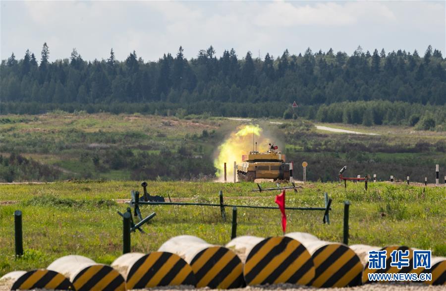 (國際)(5)中國“坦克兩項(xiàng)”參賽隊(duì)在“國際軍事比賽-2019”中首賽告捷