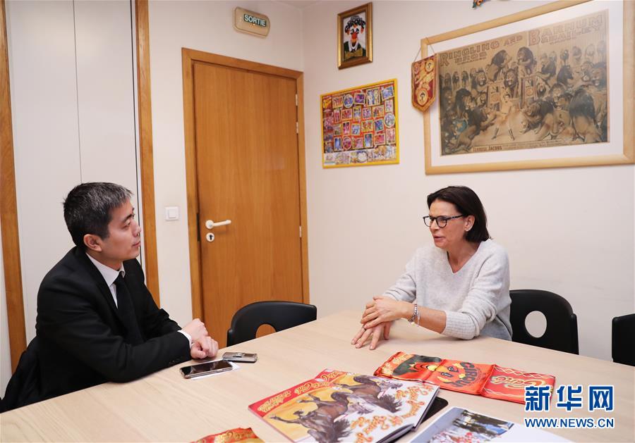 （國(guó)際&middot;圖文互動(dòng)）（1）專訪：馬戲是歐洲和中國(guó)跨文化交流的橋梁&mdash;&mdash;訪蒙特卡洛國(guó)際馬戲節(jié)主席、摩納哥公主斯蒂芬妮