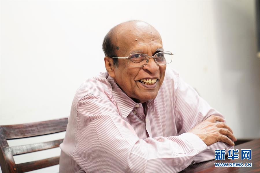 (國(guó)際·圖文互動(dòng))斯里蘭卡共產(chǎn)黨前總書(shū)記:“一帶一路”倡議有利于發(fā)展中國(guó)家