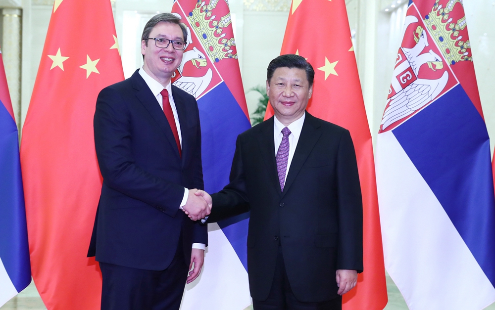 習(xí)近平會見塞爾維亞總理、當(dāng)選總統(tǒng)武契奇