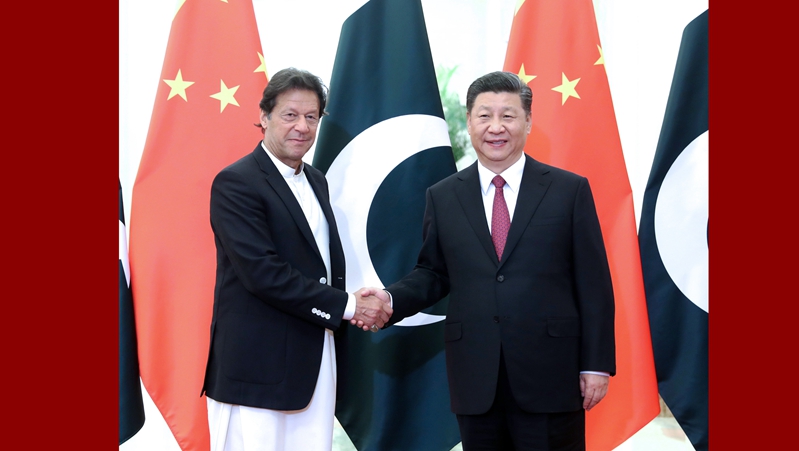 習(xí)近平會(huì)見(jiàn)巴基斯坦總理伊姆蘭&middot;汗