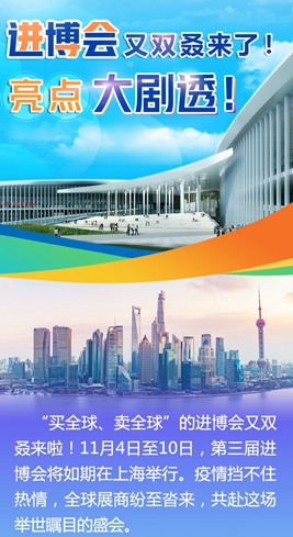 進博會又雙叒來了！亮點大劇透！