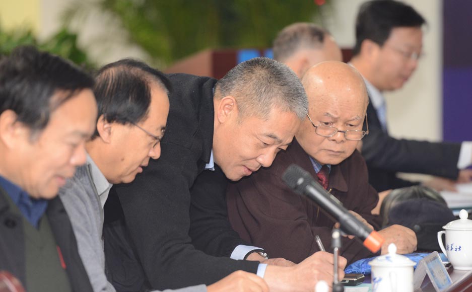 參加新華網(wǎng)2012&ldquo;縱論天下&rdquo;國(guó)際問(wèn)題研討會(huì)的專(zhuān)家在交流