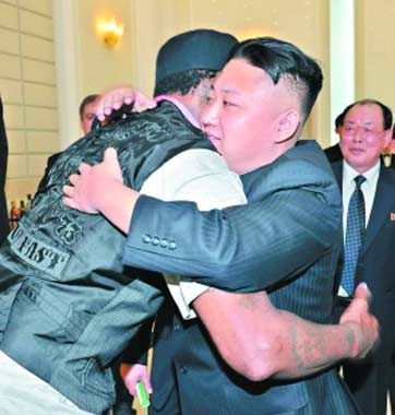 金正恩托羅德曼轉(zhuǎn)告奧巴馬：不打仗，打電話